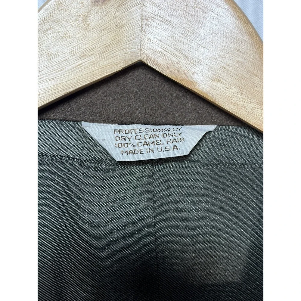 Vintage Hunt Valley 100% Camel Hair Blazer USA Made Men’s 44L Brown Sport Coat